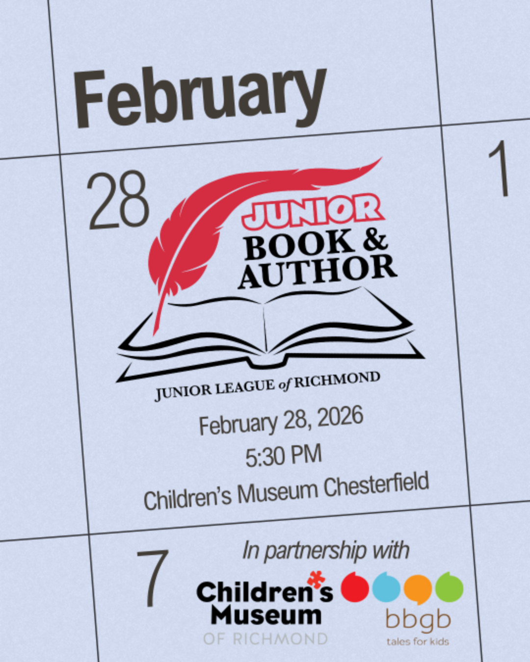 11th Junior Book & Author | bbgb books