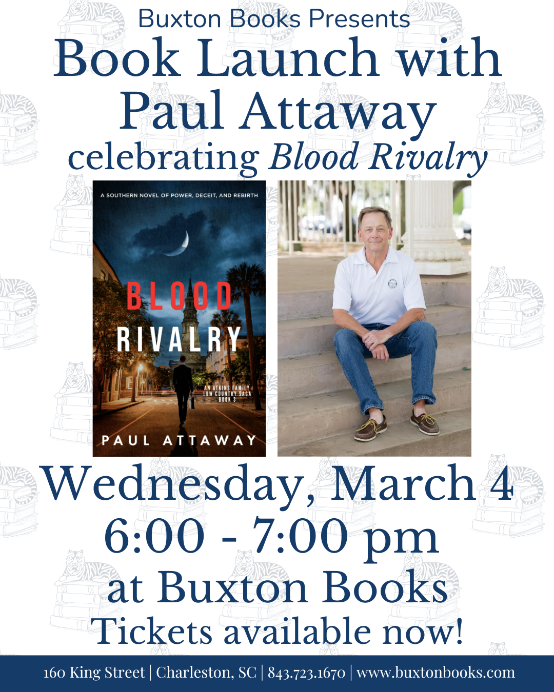 'Blood Rivalry' Book Launch with Paul Attaway | Buxton Books