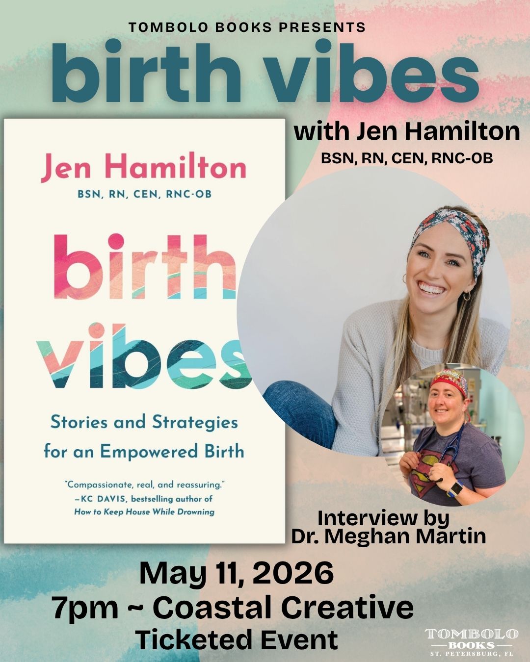 SOLD OUT! Birth Vibes: An Evening with Jen Hamilton | Tombolo Books
