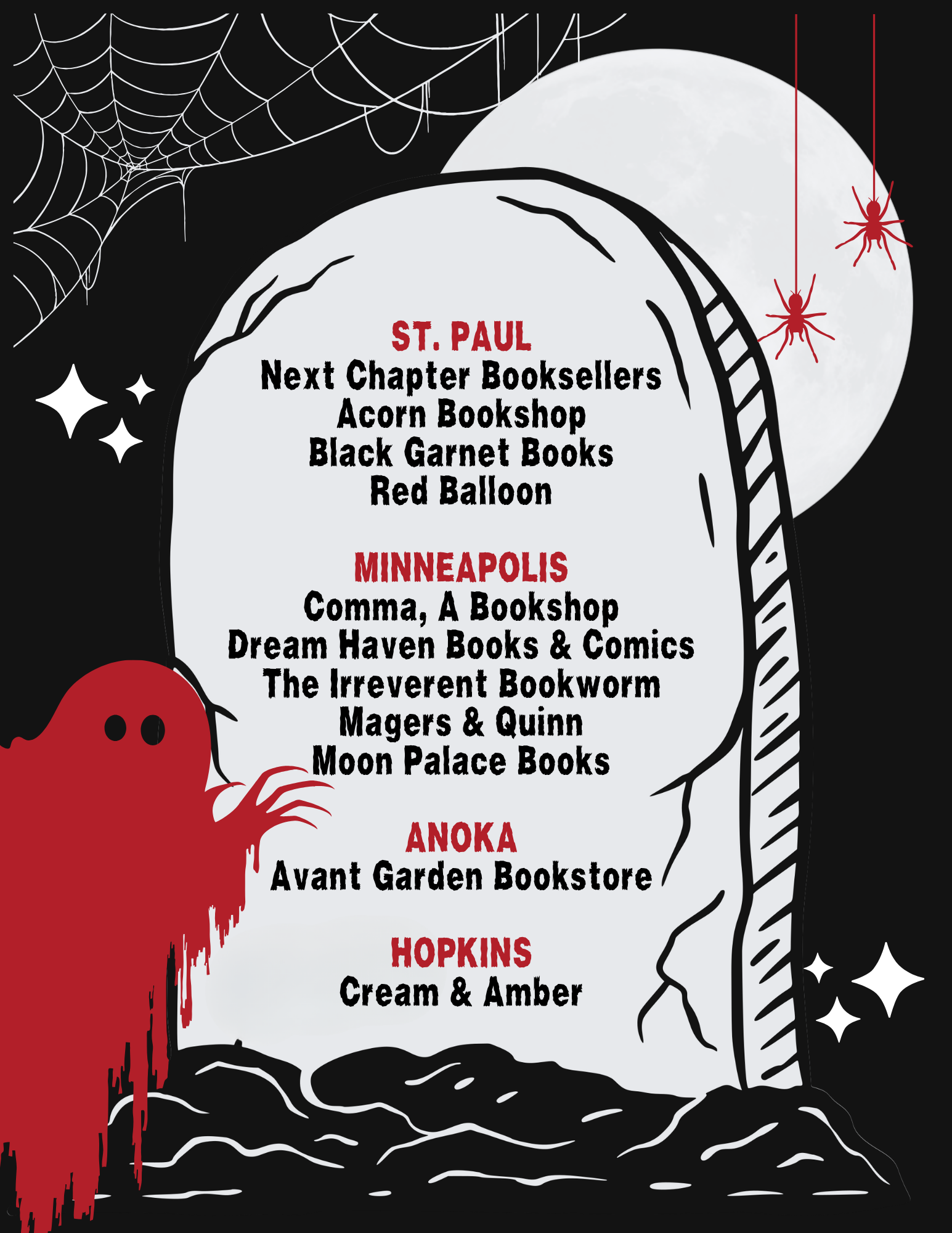 Zombie Book Crawl | Black Garnet Books