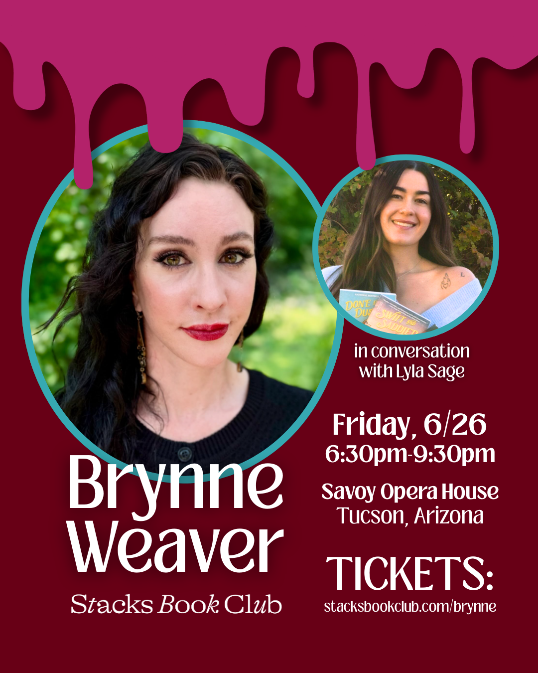 *SOLD OUT* Brynne Weaver Author Event: HARVEST SEASON | Stacks Book ...