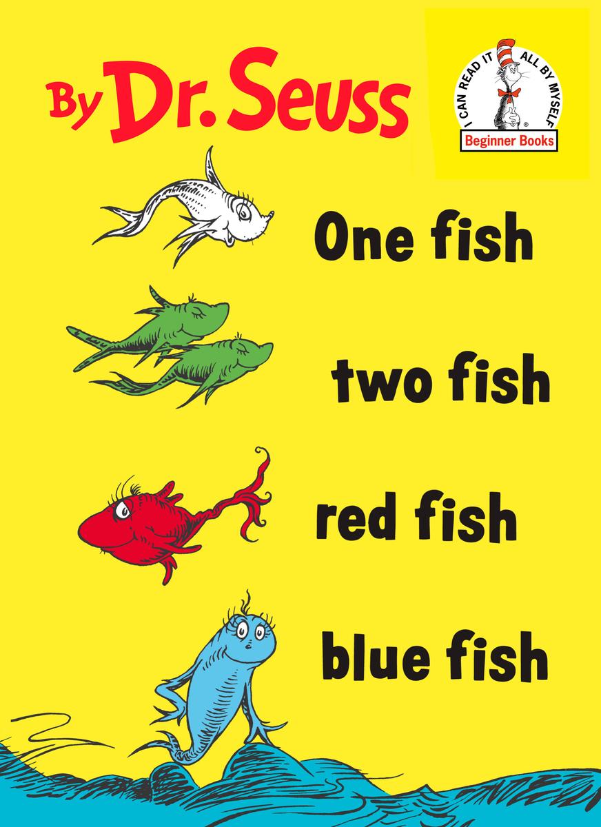 Mr Fish　2点まとめて● 十八史　● 小学句読 One Fish Two Fish Red Fish Blue Fish by Dr Seuss | Make Believe Books