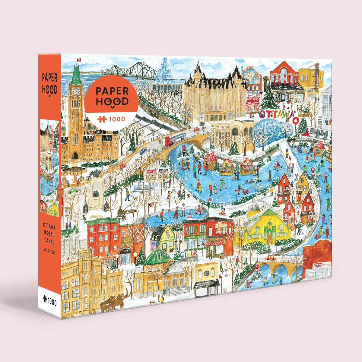 Ottawa Rideau Canal Puzzle by Paperhood | The Spaniel's Tale Bookstore