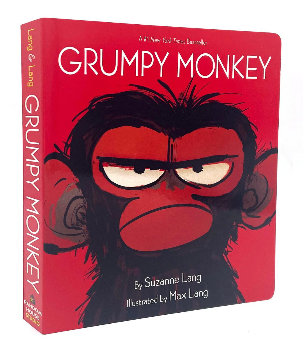 Grumpy Monkey Board Book by Suzanne Lang | Mabel's Fables