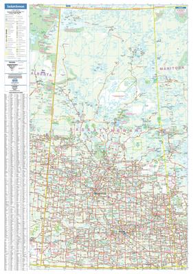 Saskatchewan Wall Map - Large (Paper) by Lucidmap | World of Maps