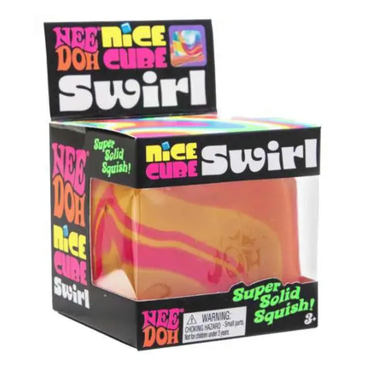リラクゼーショングッズ NC-cube plus Nee Doh Nice Cube Swirl by Schylling, Sold individually - Assorted