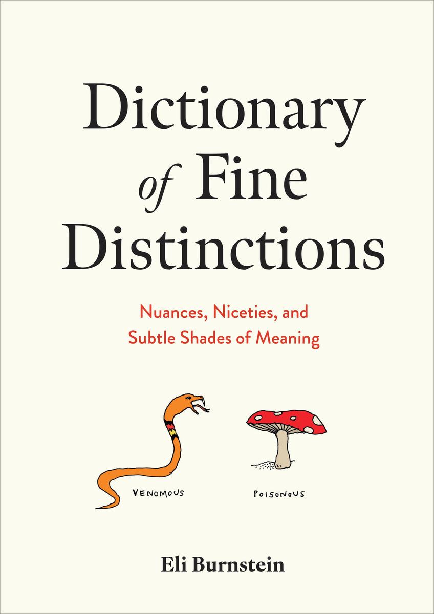 Dictionary of Fine Distinctions by Eli Burnstein | Iron Dog Books