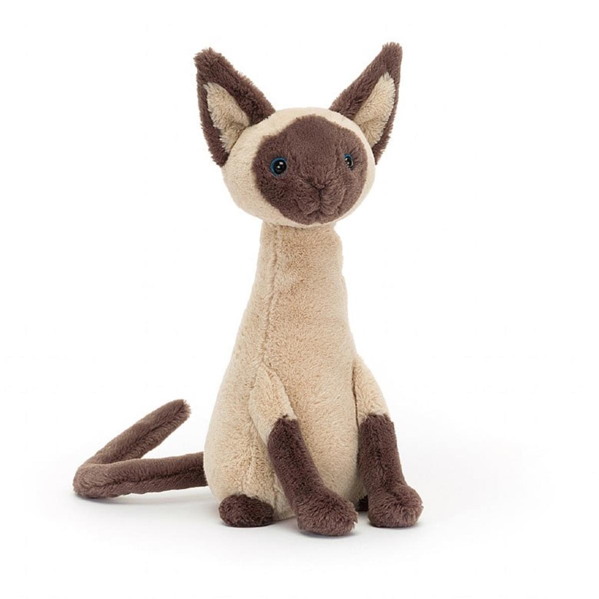  iris siamese cat 猫　ネコ　ぬいぐるみ　動物 Iris Siamese Cat by Jellycat, H11