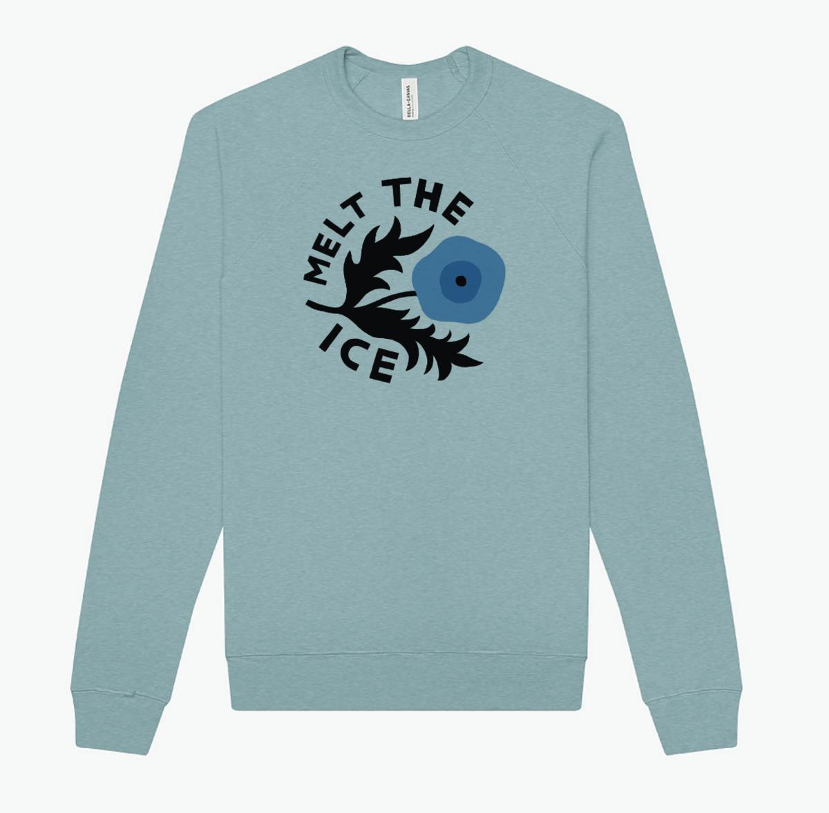 Melt the Ice Sweatshirt by Printed on Bella + Canvas 3901