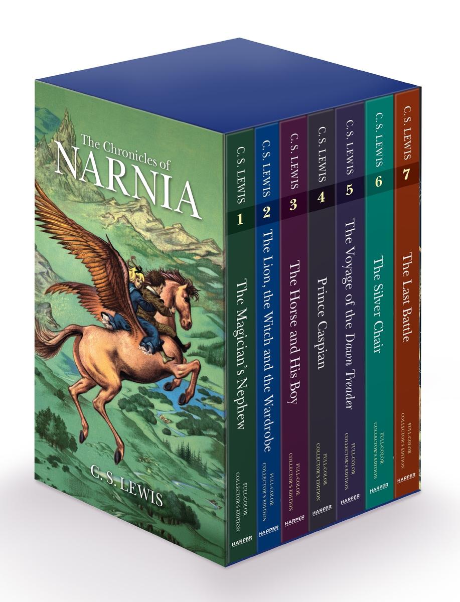 The Chronicles of Narnia Full-Color Paperback 7-Book Box Set by