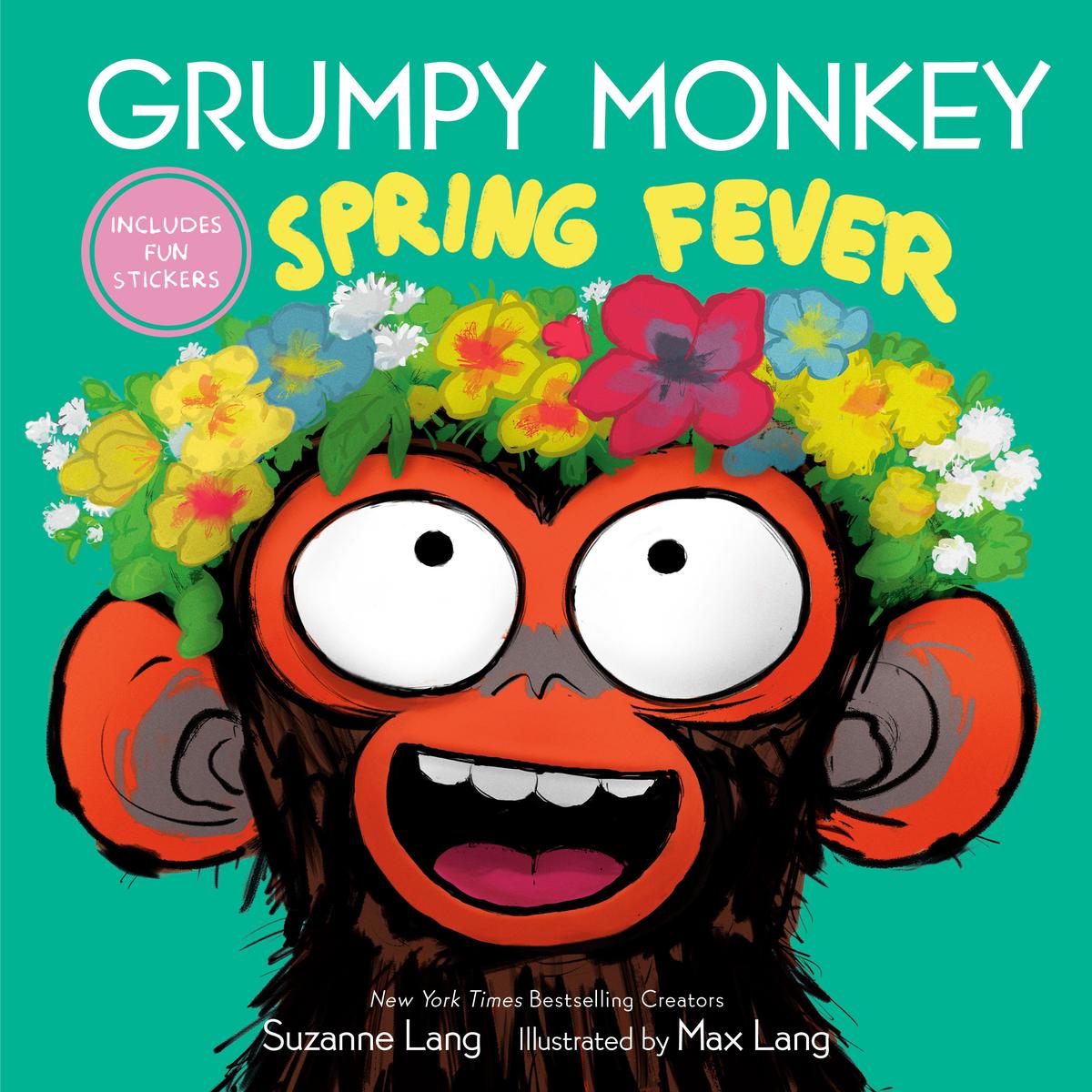 Wald Simon Fröhlich アートブック Grumpy Monkey Spring Fever by Suzanne Lang, Max Lang | Avid Reader